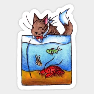 Fishy Friday Sticker